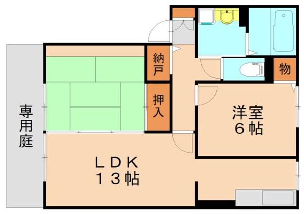 本城駅 徒歩24分 2階の物件間取画像